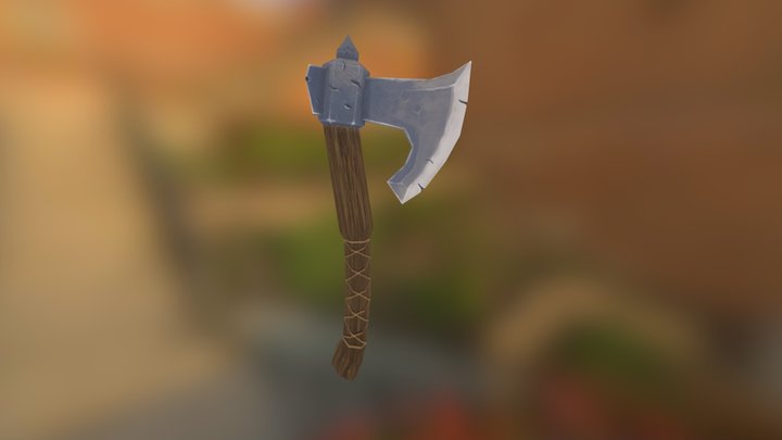 Texture Painting an Ax 3D Model