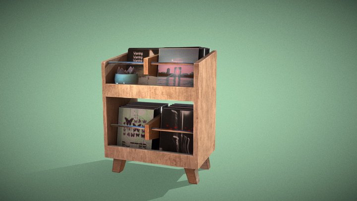 Record table 3D Model
