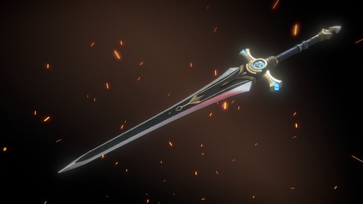 Elisa's Faith sword Free 3D Model