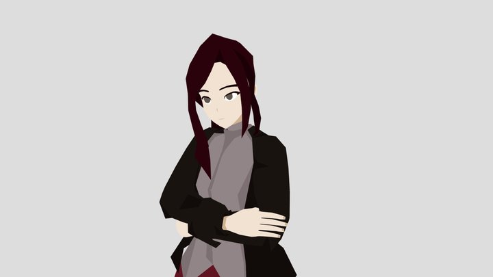 Lera Jakova (low poly) 3D Model