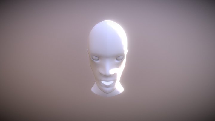 Maya Assignment: Human Head 3D Model