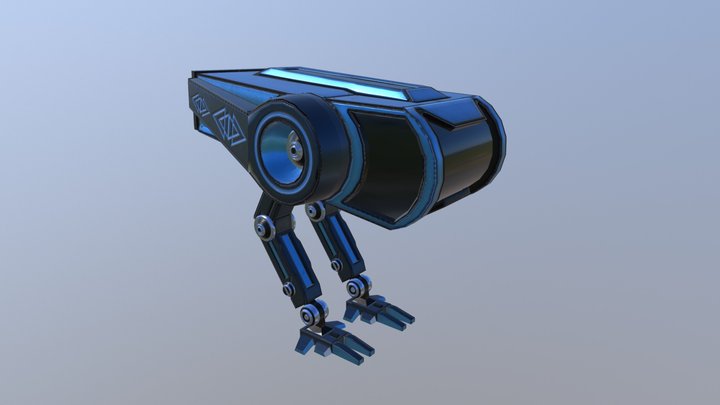 Exploration Vehicle - Bird Mech 3D Model