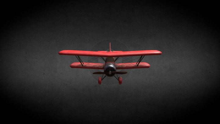 biplane 3D Model