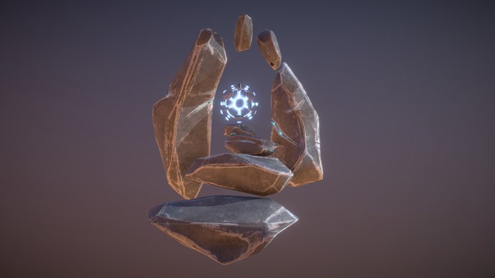 portal - rock study 3D Model