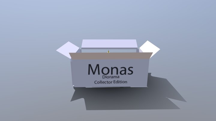 Diorama Monas 3D Model