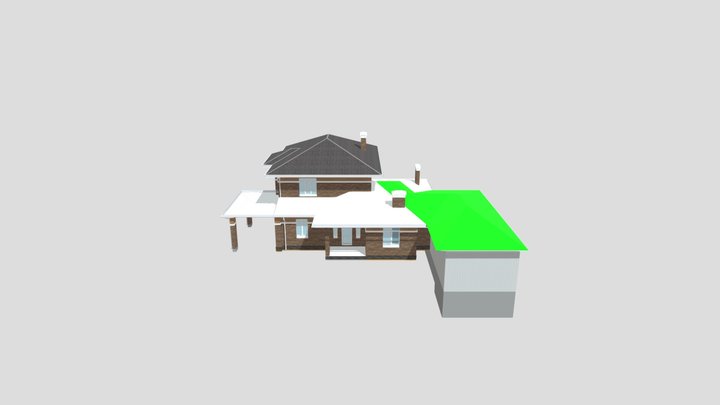 Жуков крыша 3D Model