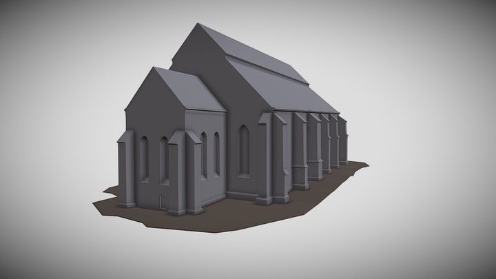 Följ med klosterbröderna i Vadstena klosterkyrka 3D Model