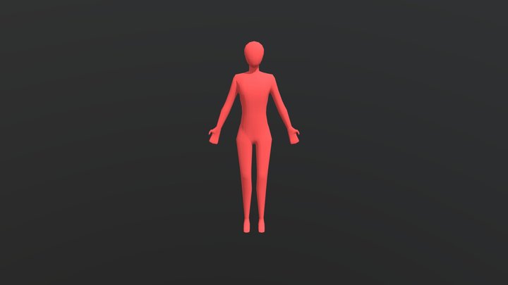 Female Basemesh - Game Dev Ready 3D Model