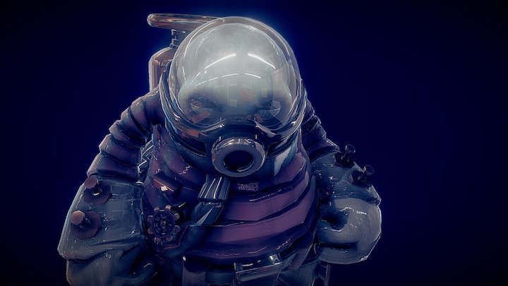 Alien Brute 3D Model