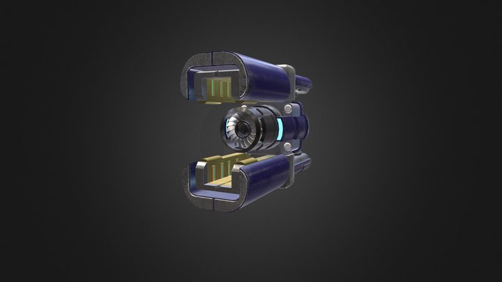 Hand Cannon (Virtue Inspired) 3D Model
