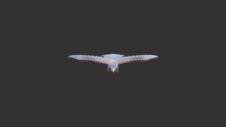 Bird Of Prey Neutral Wings 3D Model