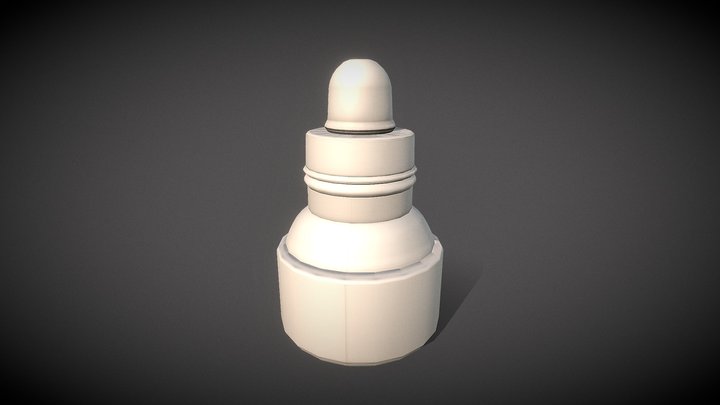 Game Res Ink Bottle 3D Model