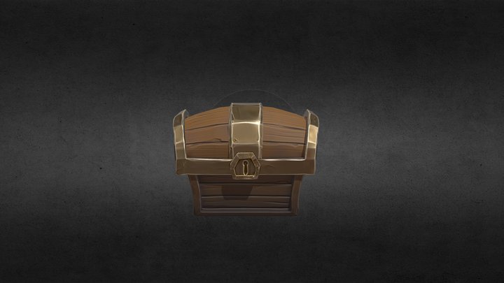 Treasure Chest Animation 3D Model