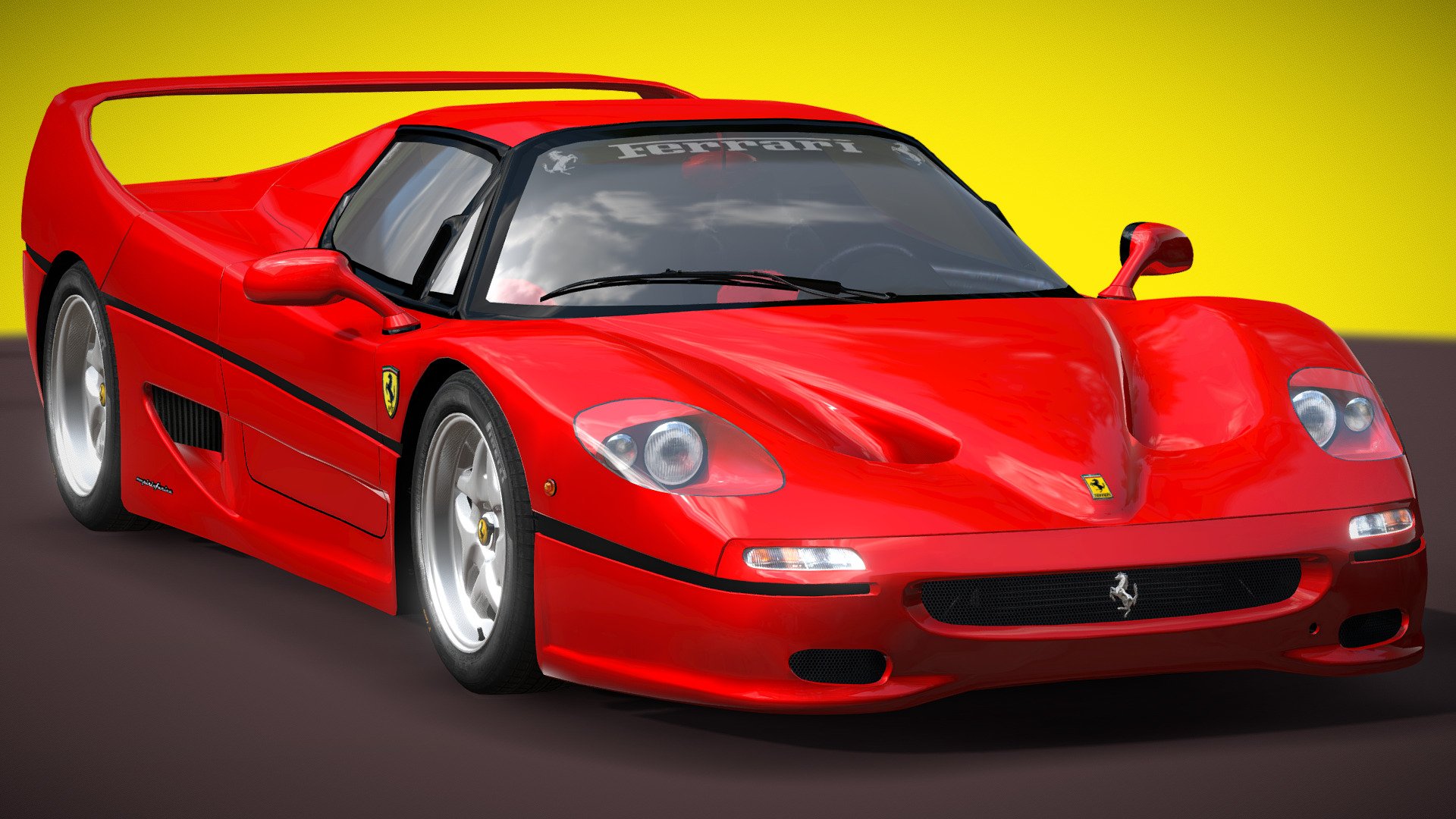 Ferrari F50. 'TURBO Super 433' Remastered Scene - Download Free 3D ...