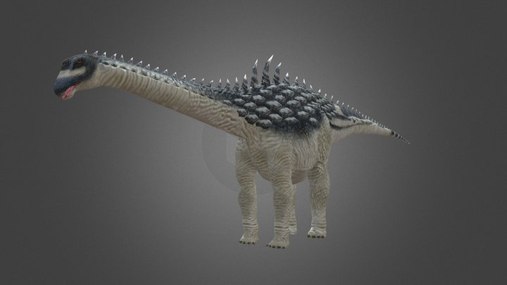 Dinosaur Hunting Ampelosaurus – Modelo 3D gratuito STL
