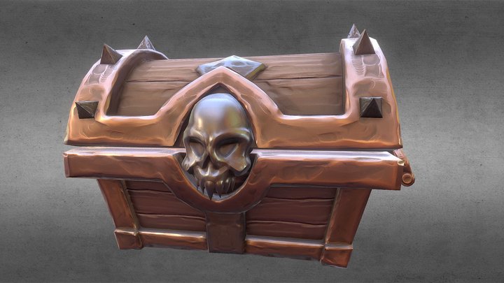 Chest Skull 3D Model