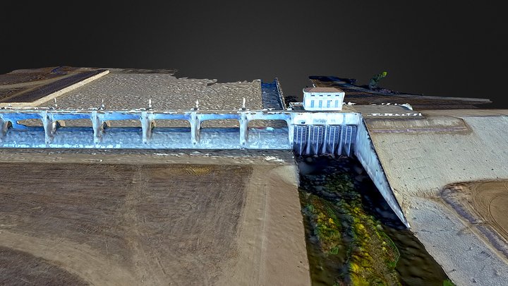 The sepulveda Dam new! 3D Model