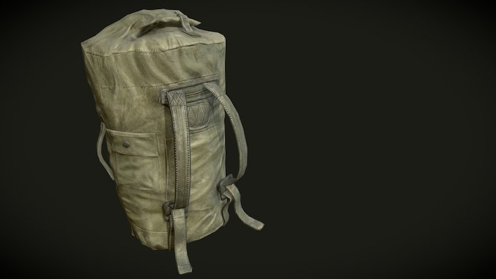 Military Bag 3D Model