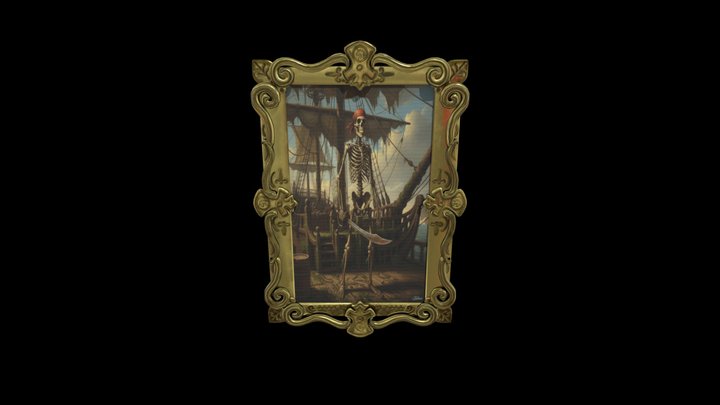 ThePirateSkeleton_NFT 3D Model
