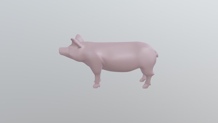 Pig 3D Model