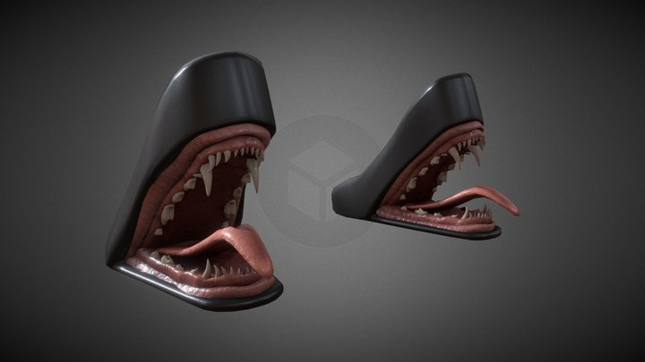 Fang Heels 3D Model
