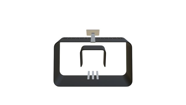 M 3D Model