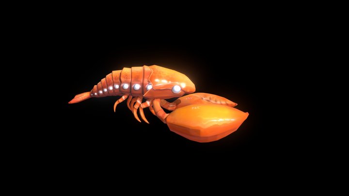 Crawfish_swim 3D Model