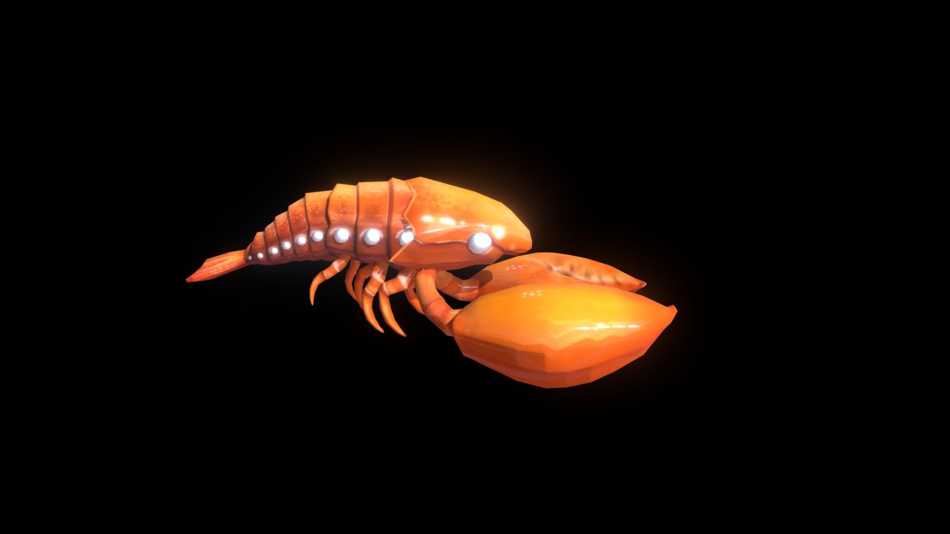 Crawfish_swim - 3D model by CAO.J.PAIN [cd4bc57] - Sketchfab
