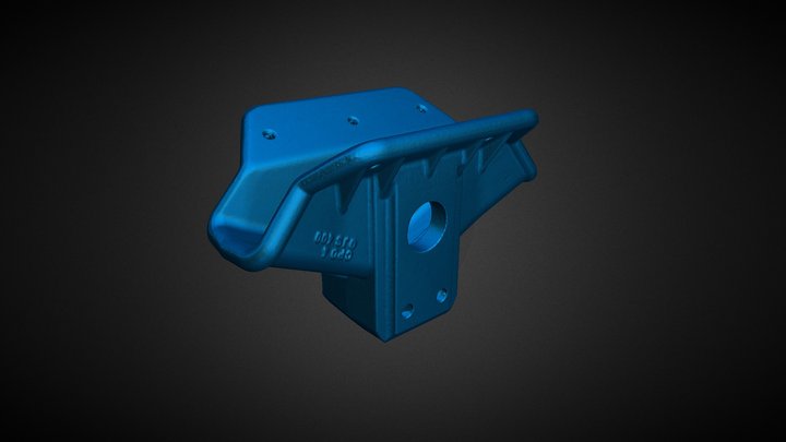 3D скан дышла тягово-сцепного устройства 3D Model