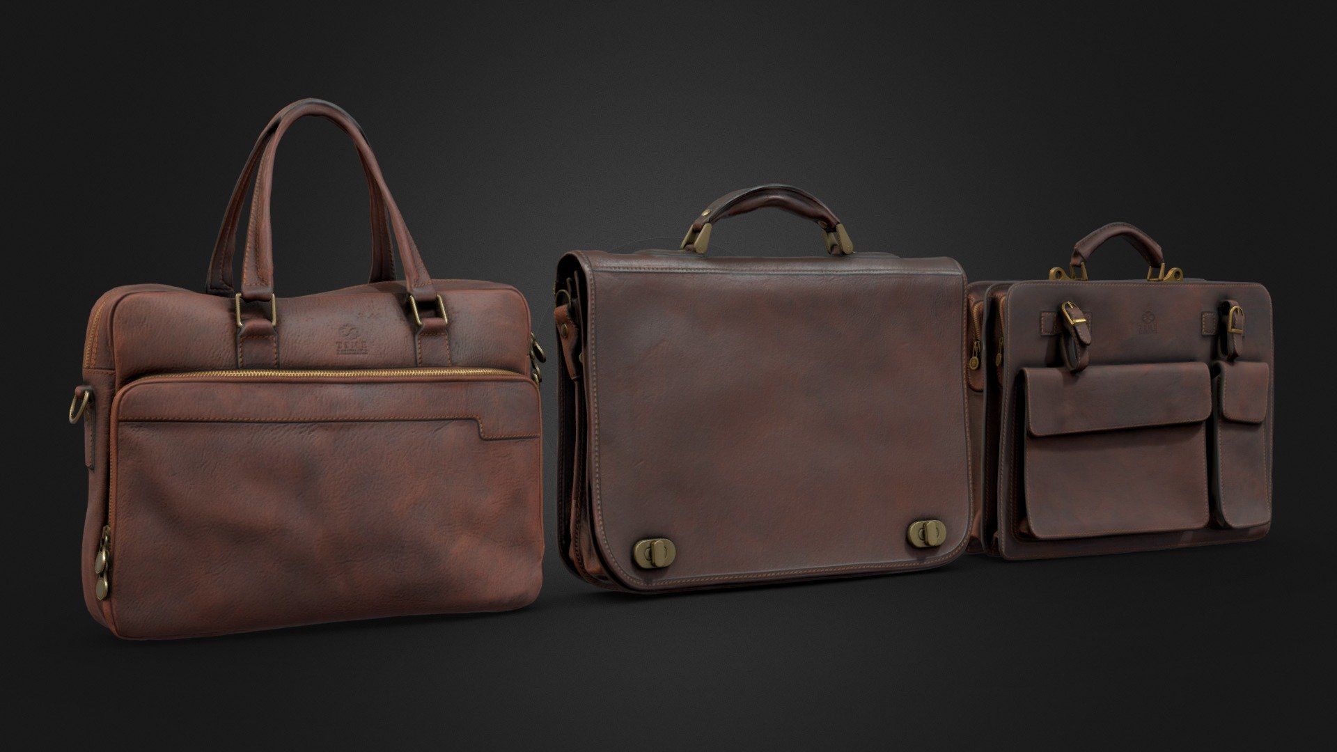 Leather Bag Pack 01 - Buy Royalty Free 3D model by Mouch (@Mountrise ...