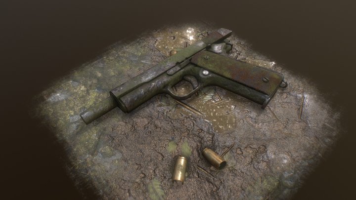 Colt 1911 (Lost Edition) 3D Model