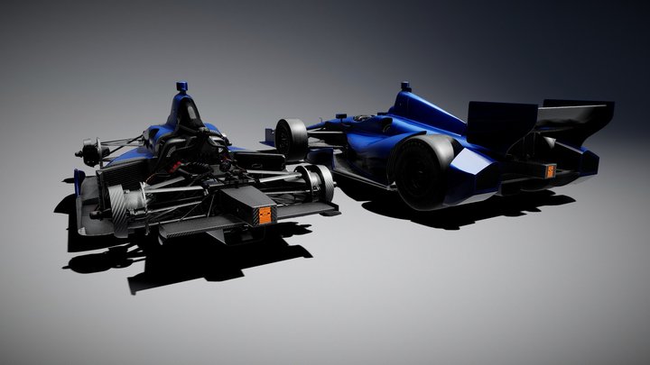 2012 Dallara DW12 3D Model