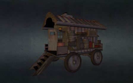 scrap 'n junk Gipsywagon 3D Model