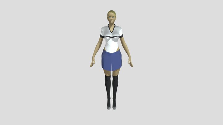 female playermodel 3D Model