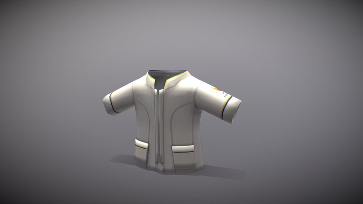 Casaca impermeable 3D Model