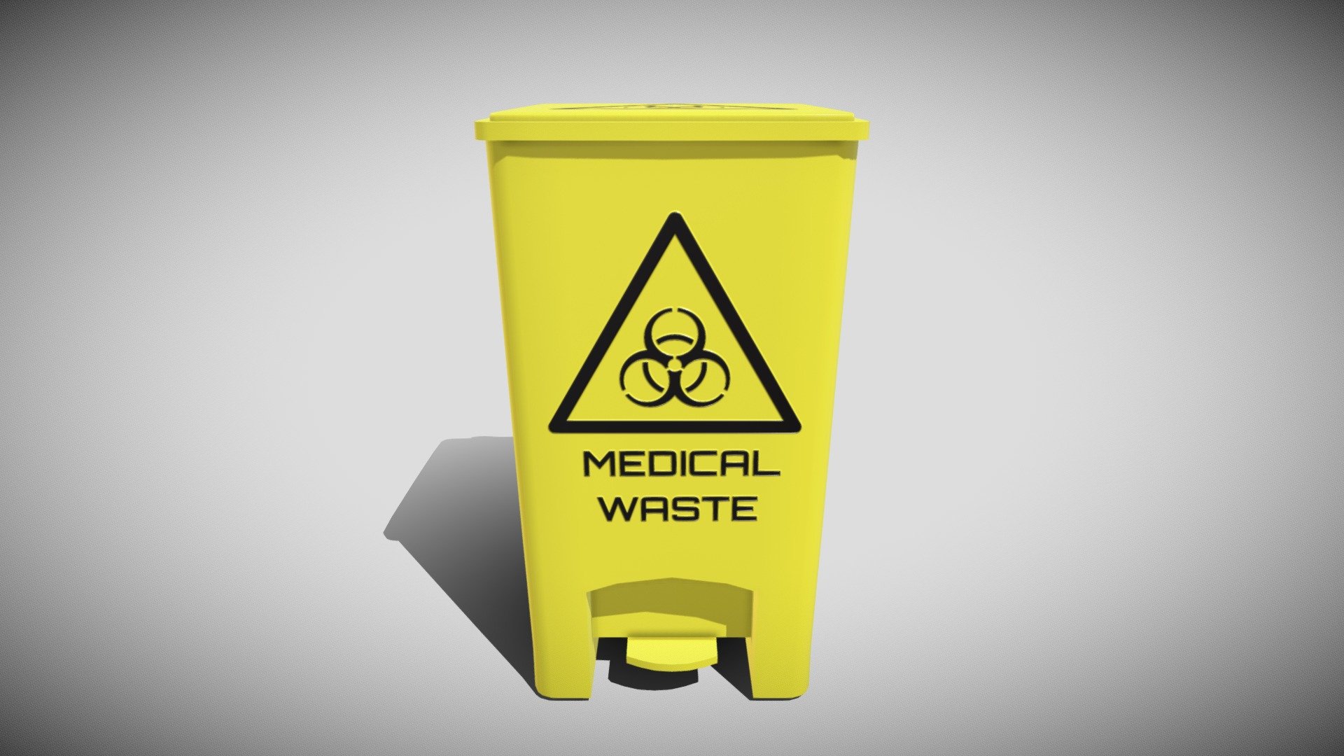 Bio Medical Waste Bin - Buy Royalty Free 3D model by Simon T Griffiths  (@RubberMan) [cd4e161]