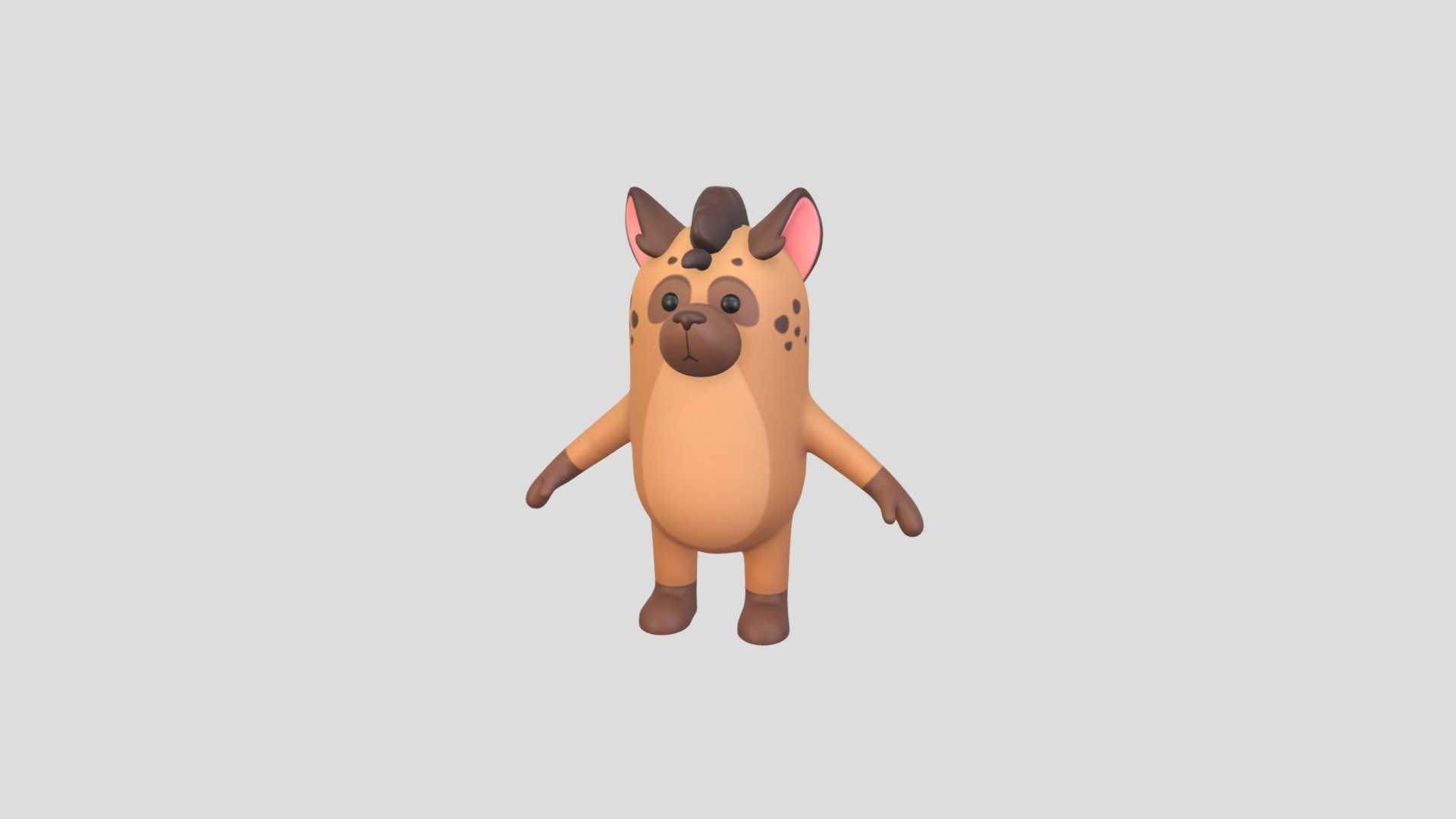 Hyena Character Buy Royalty Free 3d Model By Bariacg [cd4e94c] Sketchfab Store