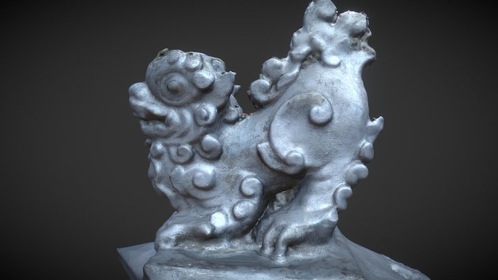 Nghe Statue 3D Model