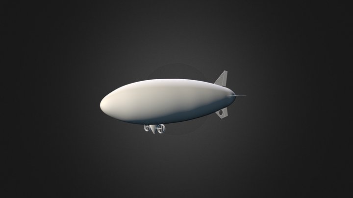 Blimp "Orca" 3D Model