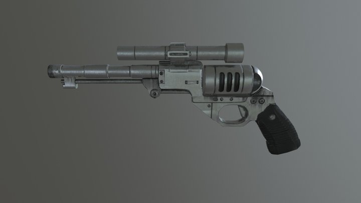 DE-10 Star Wars Blaster 3D Model