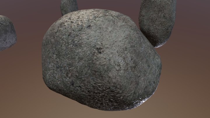 Assorted Boulders 3D Model