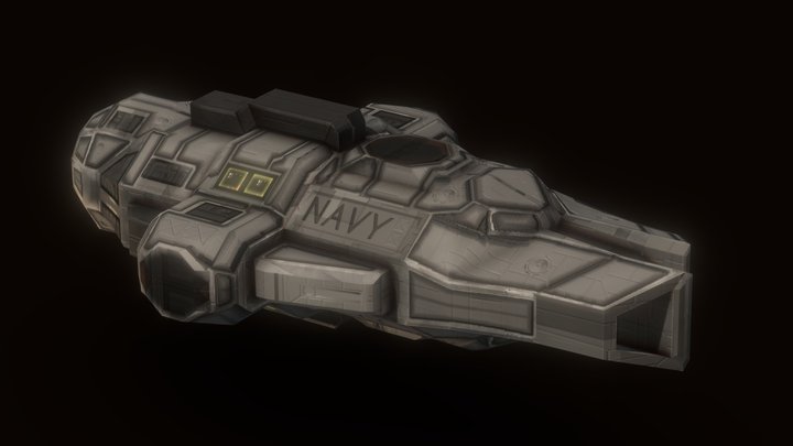 Pandora class gunship 3D Model
