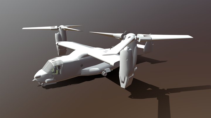 Bell Boeing V22 Osprey 3D Model
