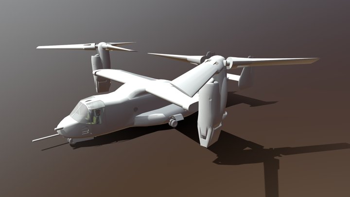 Bell Boeing V22 Osprey 3D Model