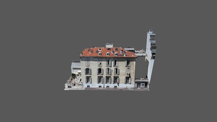 Clinique Mozart - Modélisation de la Toiture 3D Model