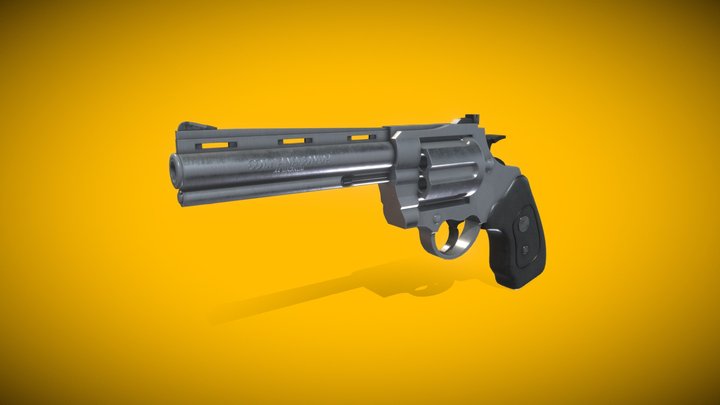Colt Anaconda .44 Magnum 3D Model