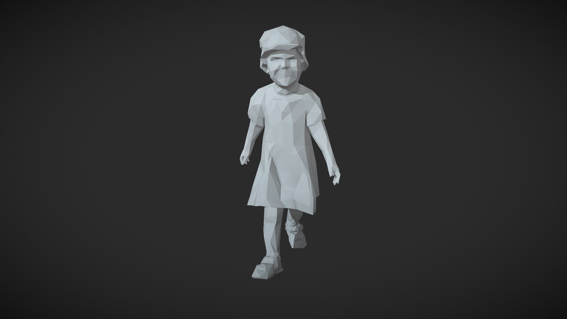 Rigged Lowpoly Children - 3D model by kanistra [cd521e8] - Sketchfab