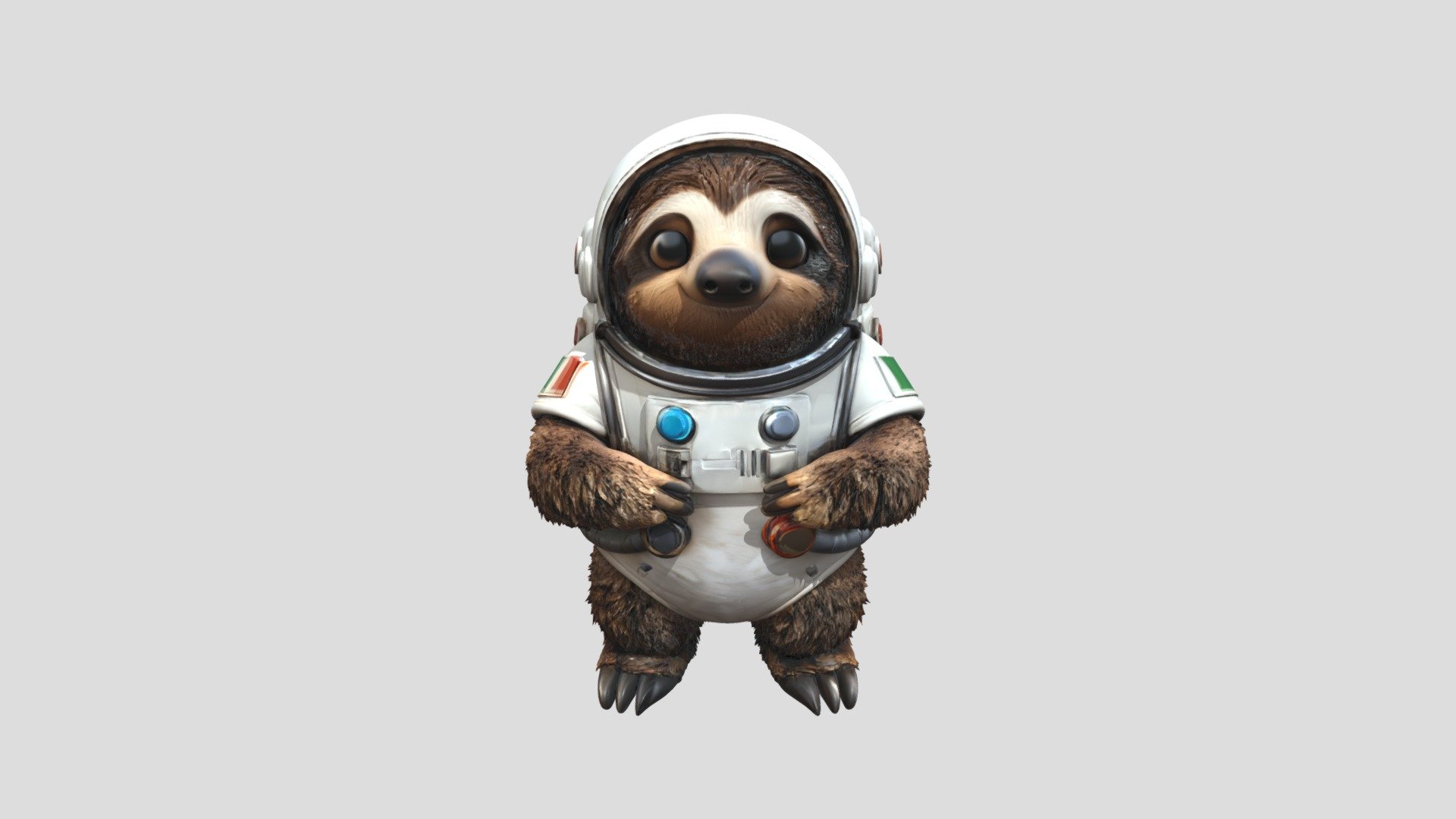 Sloth in astronaut suit - Download Free 3D model by espiij14 [cd54424 ...