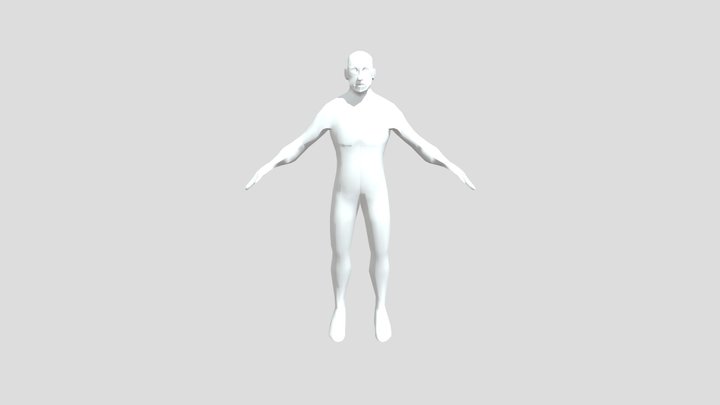 Human Character Basemesh 3D Model