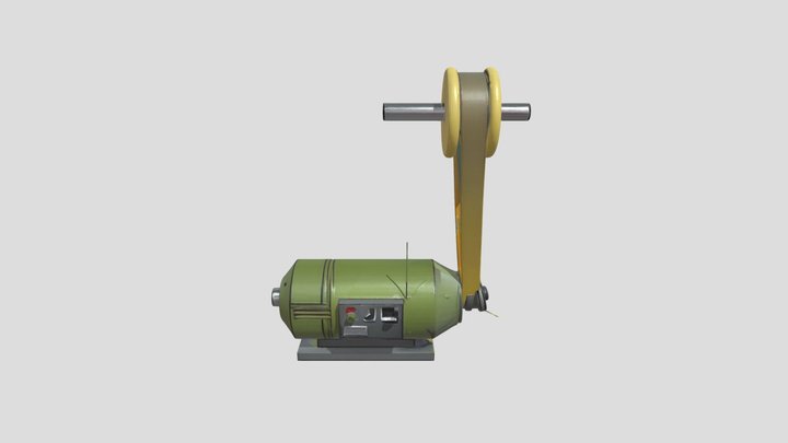 MOTOR ELECTRICO 3D Model